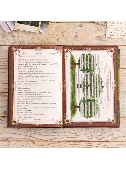 Сималенд Родословная книга в шкатулке 56 листов 20×26 см, 20x26 см, фото 8