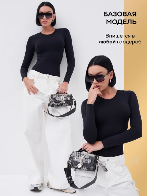 Goltini Утягивающее боди с длинным рукавом скимс skims, черный, фото 7