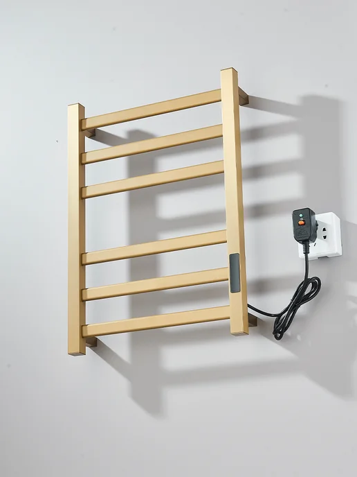 ououfaucet Полотенцесушитель электрический 43*60cm, желтый, фото 3