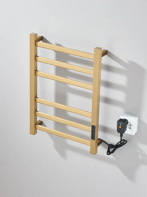 ououfaucet Полотенцесушитель электрический 43*60cm, желтый, фото 4