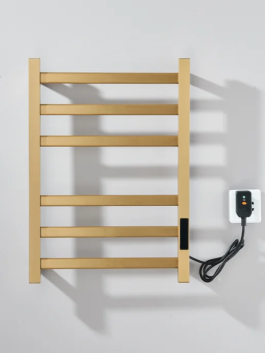 ououfaucet Полотенцесушитель электрический 43*60cm, желтый, фото 5