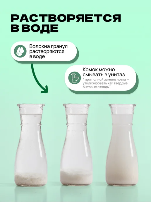 KONOKO Наполнитель для кошачьего туалета тофу комкующийся 5 кг, 5 кг, фото 2