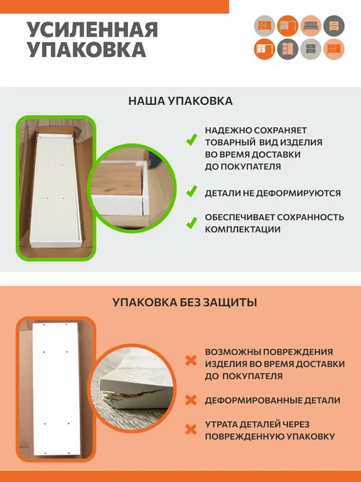 ОРИНОКО Тумба под телевизор напольная подвесная, белый, фото 8