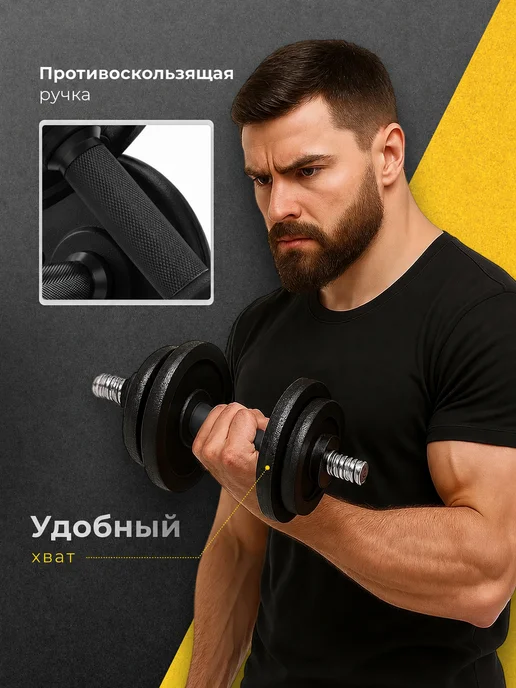 Kulak Штанга спортивная разборная 40 кг спорт, 20 кг, фото 5