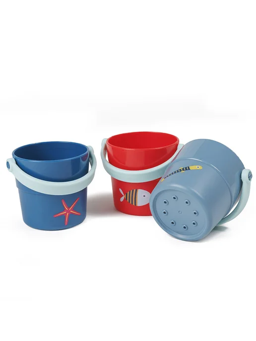 HAPE Ведерки для ванной детские, красный, фото 4