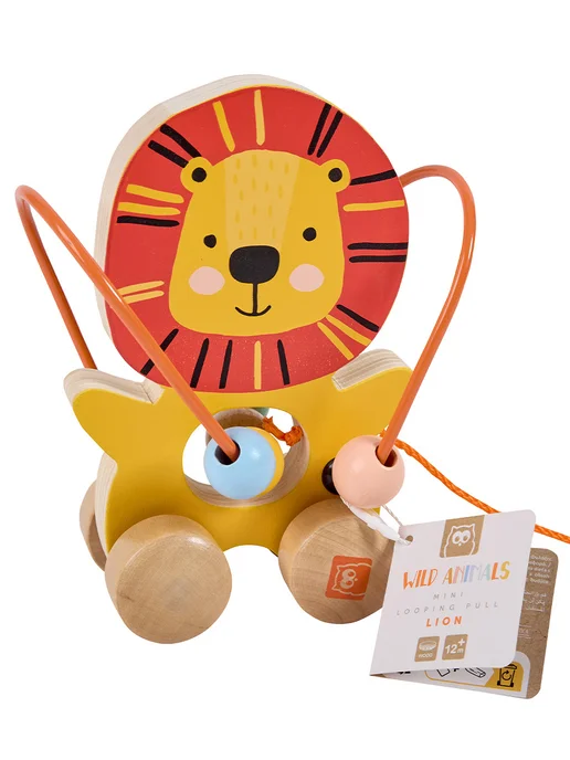 HAPE На веревочке каталка для малышей, желтый, фото 3