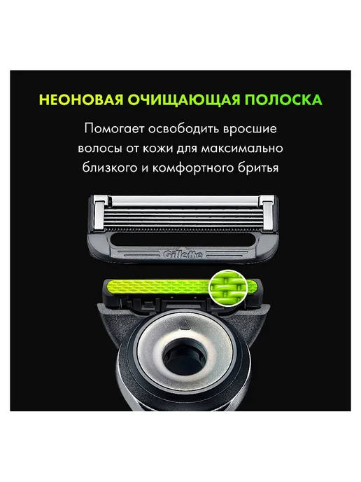 GILLETTE Кассеты для бритья мужские сменные 5 лезвий Labs, 8 шт, 2 шт, фото 5