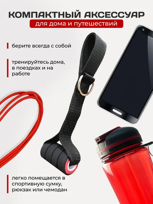 FIGHT BALL Дверной фиксатор для эспандера якорь универсальный, черный, фото 8