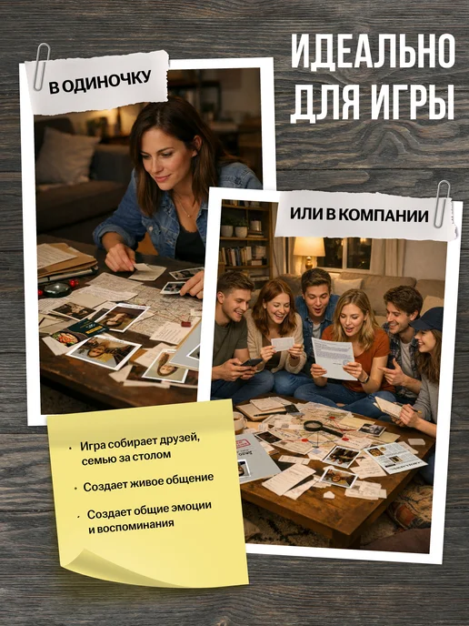 GAME_HUB Детективная настольная игра Дело 47, серый, фото 8