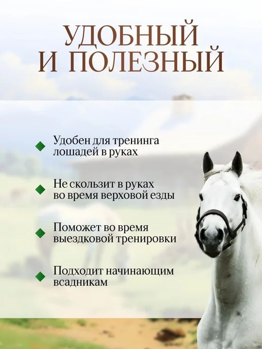 Хлыст Выездковый 120см для Конного Спорта, вариант, фото 3