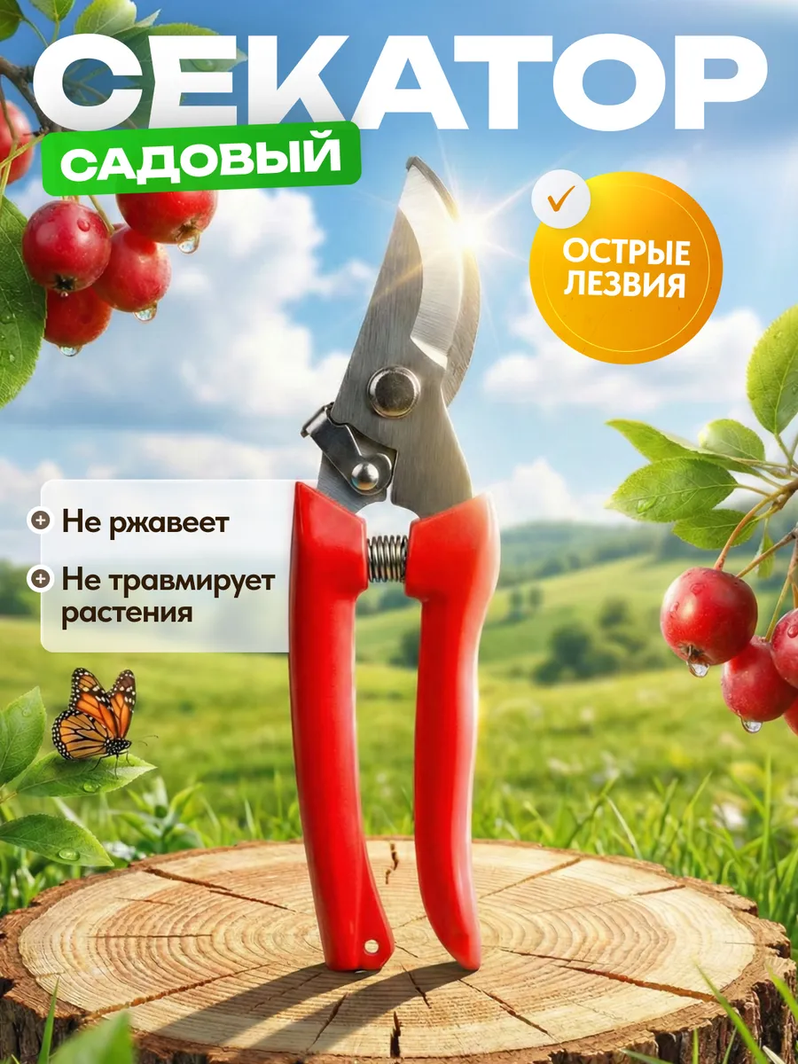 Ножницы садовые универсальные секатор