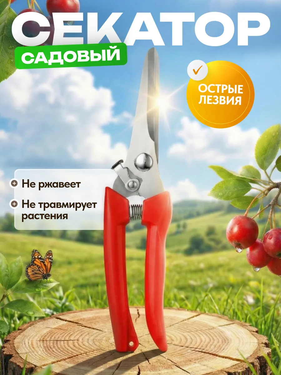 Ножницы садовые универсальные секатор