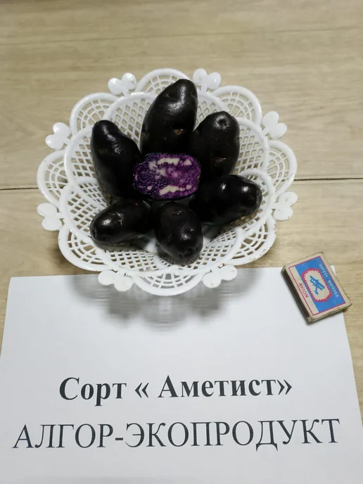 АЛГОР-ЭКОПРОДУКТ Картофель Аметист - 10 шт, 10 шт