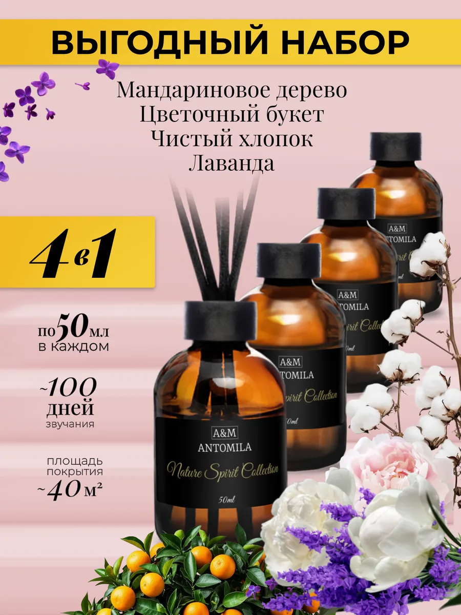 Аромадиффузор для дома с палочками набор