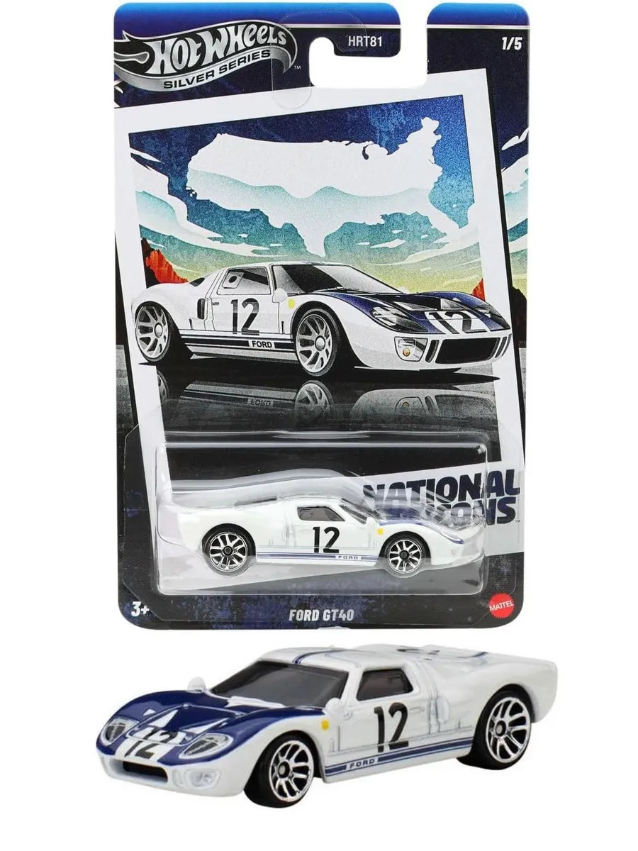 Хот Вилс Silver Series Ford GT-40