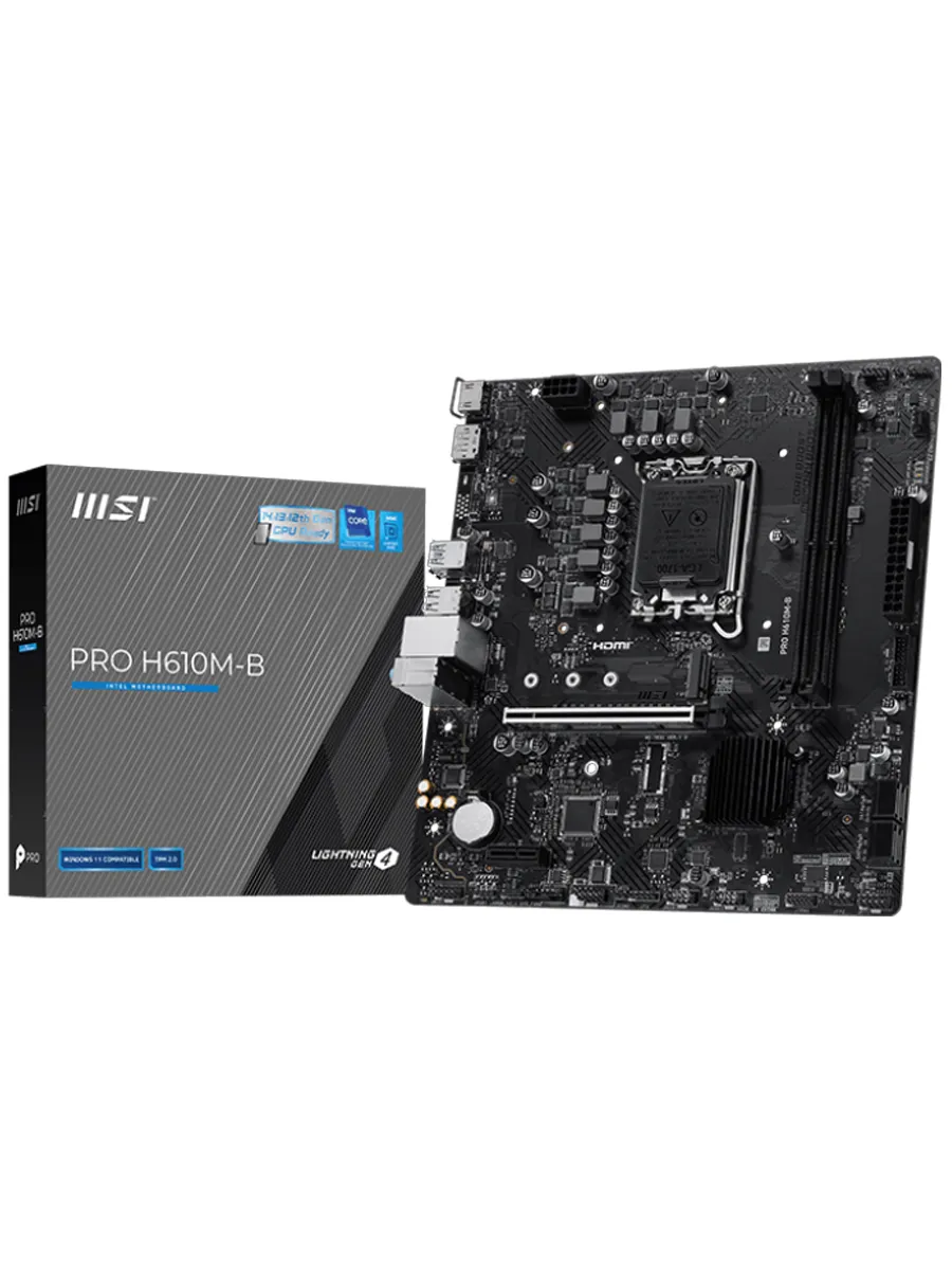 MSI Материнская плата PRO H610M-B