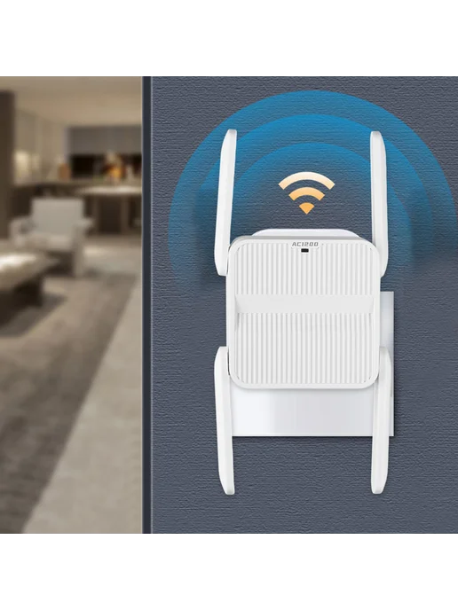 WiFi репитер 1200Мбит с двухдиапазонный 2.4 5.8ГГц, EU-вилка, вариант, фото 5