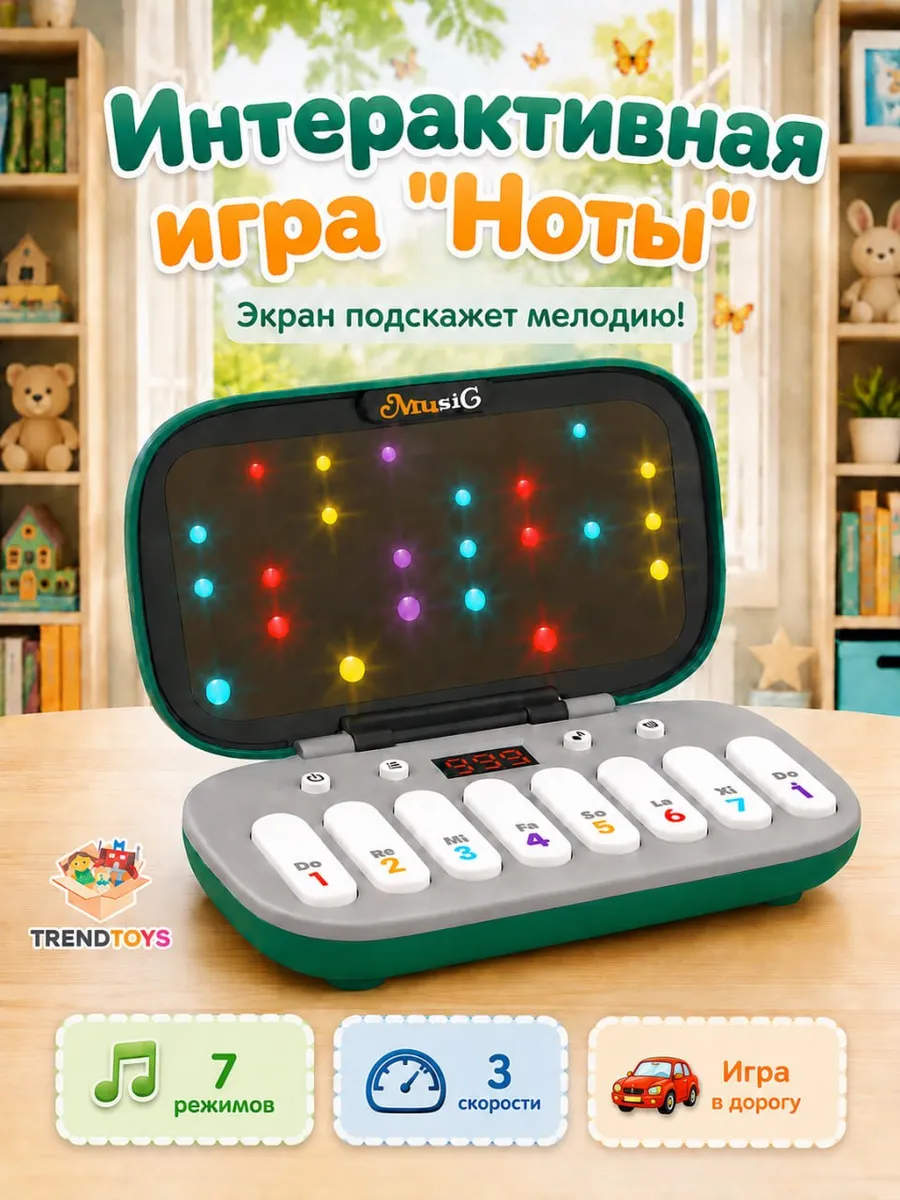 Развивающая музыкальная игрушка для детей