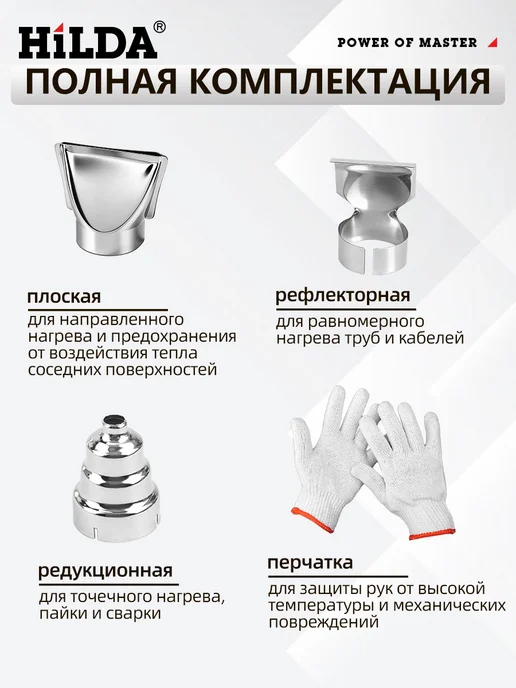 Фен строительный аккумуляторный（Нет аккумулятора）, вариант, фото 3