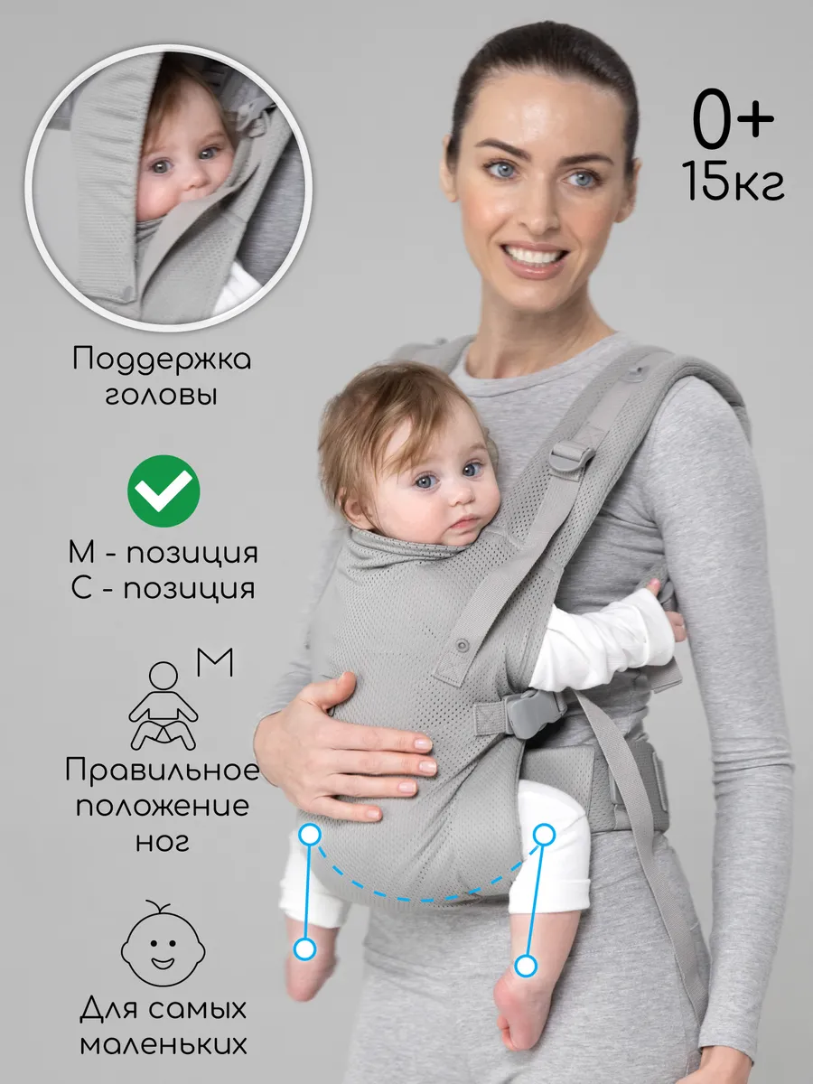 Эргорюкзак для новорожденных переноска для детей слинг