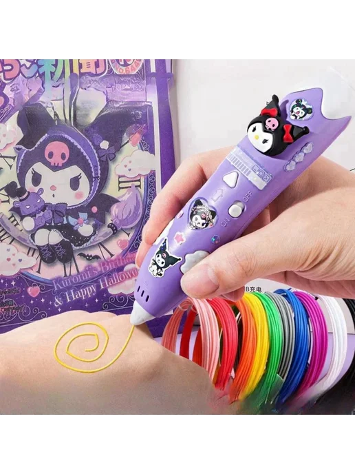3д Ручка Sanrio Низкая Температура Рисование Игрушка, розовый, фото 6
