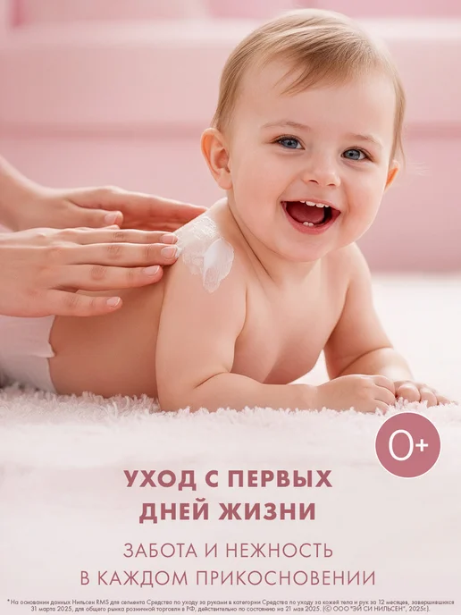БАРХАТНЫЕ РУЧКИ Детский крем увлажняющий для новорожденных с пантенолом, вариант, фото 2