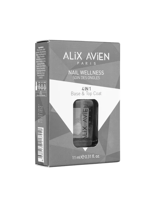 ALIX AVIEN Средство для ногтей 4 в 1 NAIL WELLNESS 4 in 1 BA…, белый, фото 2