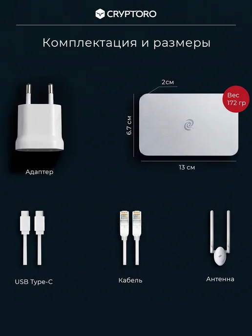 Deeper Connect Network Безопасный DPN WI-FI Роутер Deeper Connect Mini, вариант, фото 6