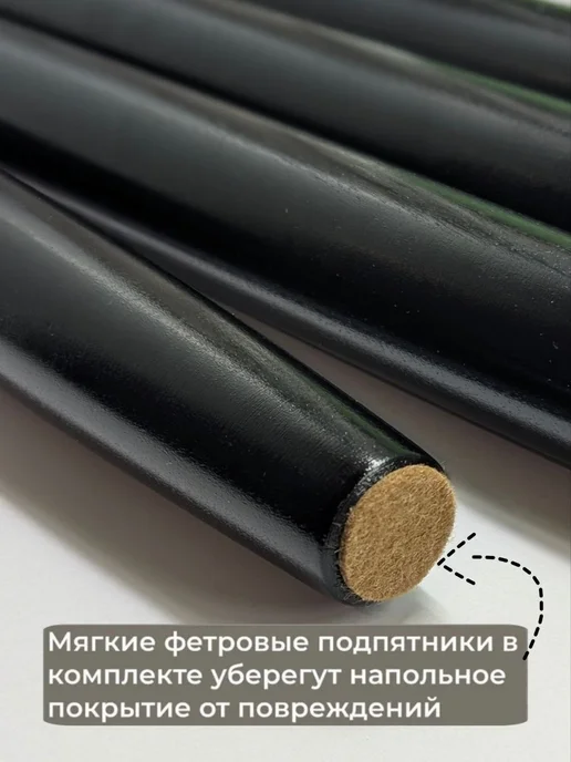 ВЫШЕ ПОЛА Комплект мягких кухонных табуретов, коричневый, фото 6