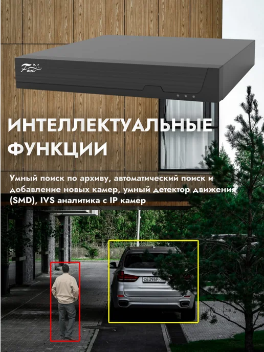 FOX. FX-NEO16 1 16-и потоковый видеорегистратор, черный, фото 2