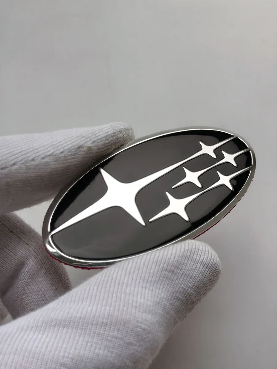 Эмблема Subaru на руль 58*30 мм значок шильдик Subaru