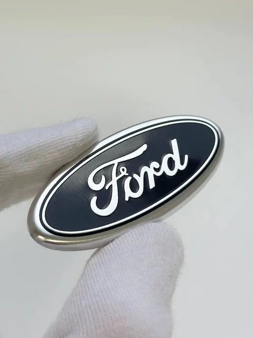 NalAuto Эмблема на руль Ford 58*24 мм логотип шильдик Ford, 58x24 мм