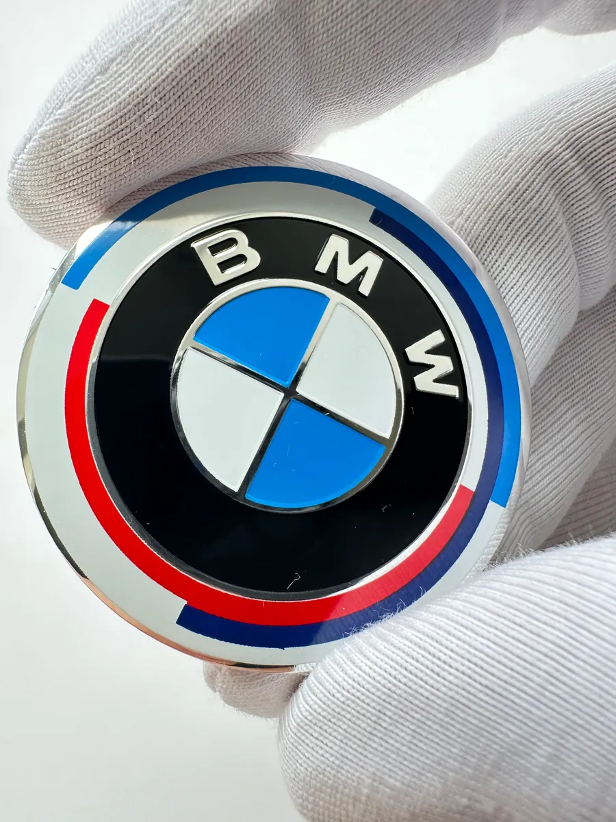 Эмблема BMW 45 мм значок шильдик на руль BMW