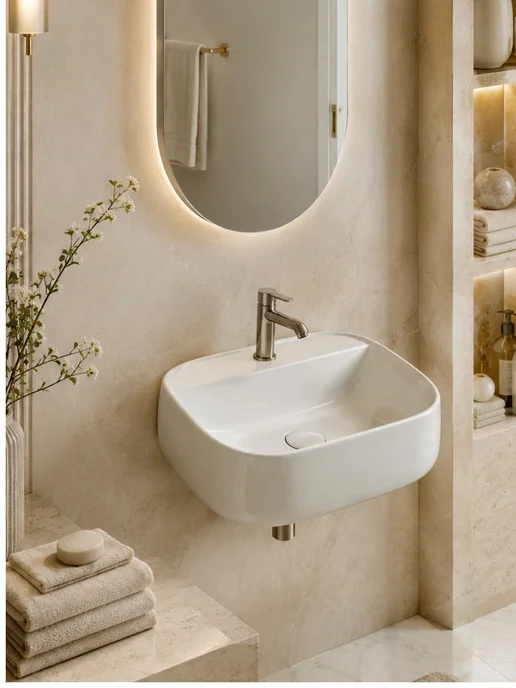 Ceramicanova Раковина подвесная Fonte 50,5x42,5x14,5, вариант, фото 7