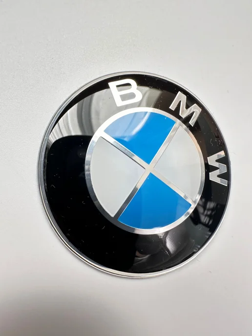 NalAuto Эмблема на руль BMW 45 мм шильдик логотип BMW, синий, фото 2
