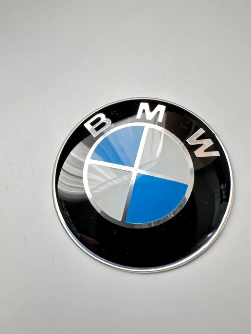 NalAuto Эмблема на руль BMW 45 мм шильдик логотип BMW, синий, фото 6