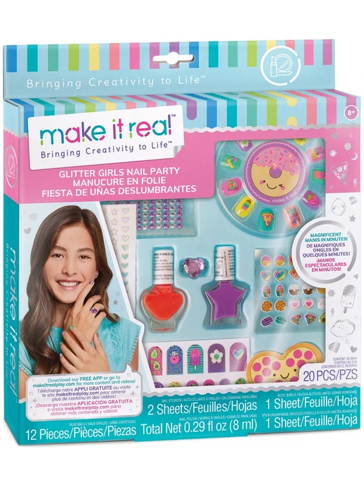 Набор для нейл-арта Make it real Яркая вечеринка, вариант