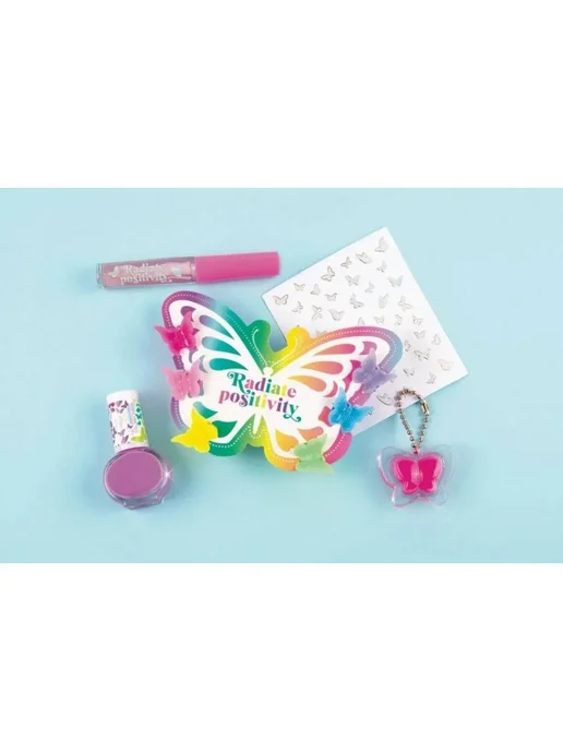 Набор для нейл-арта Butterfly Dreams Cosmetic Set, розовый, фото 2
