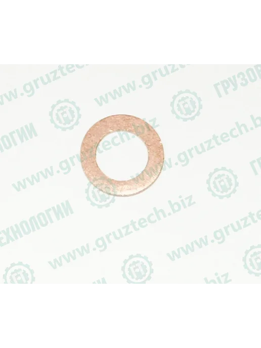 ГРУЗОВЫЕ ТЕХНОЛОГИИ Шайба М10*16*1,5 медь обратки ЗД, 10x16