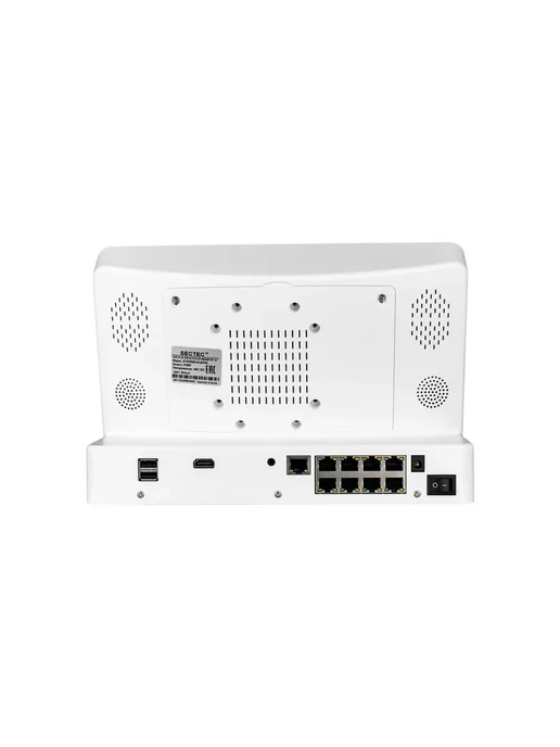 SECTEC IP POE видеорегистратор с монитором 12,2 дюйма, до 4K, 8 кан, черный, фото 3