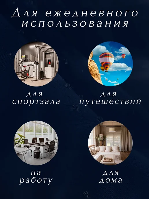 IVIINA Косметичка синяя женская дорожная для косметики пенал, синий, фото 6