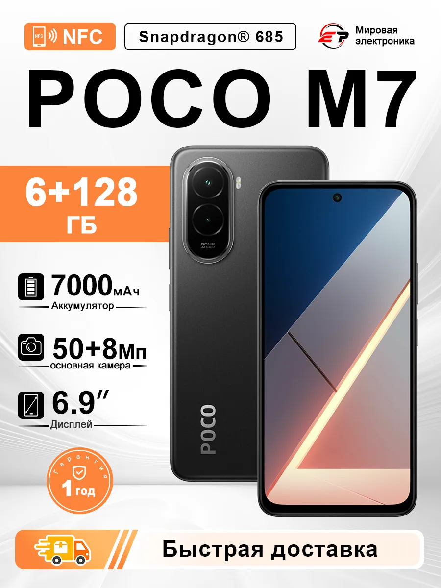M7 6+128GB глобальная версия