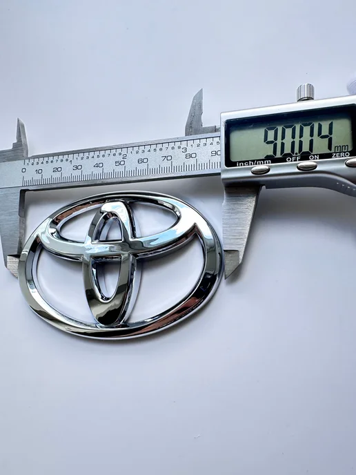 NalAuto Эмблема Toyota 90*61 мм значок шильдик Toyota, 90x61 мм, фото 3