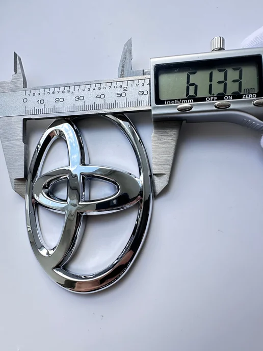 NalAuto Эмблема Toyota 90*61 мм значок шильдик Toyota, 90x61 мм, фото 6