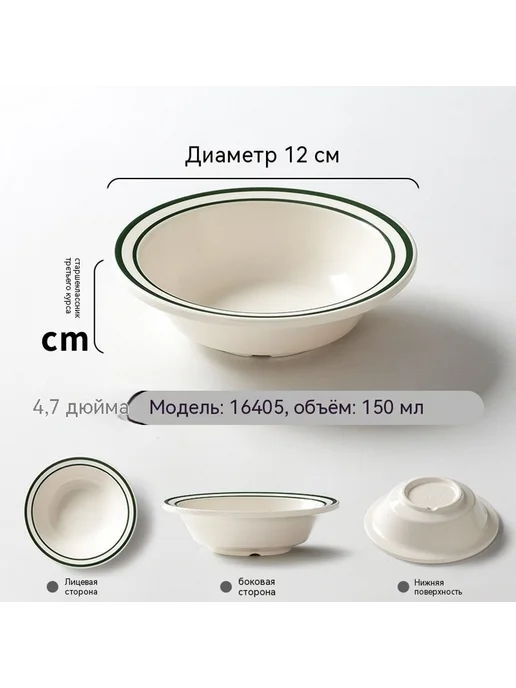 Тарелка 4,7 дюйма, 7 дюймов, фото 7