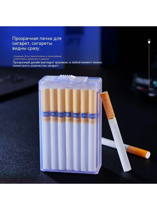 коробка для сигарет Чёрный, черный, фото 4