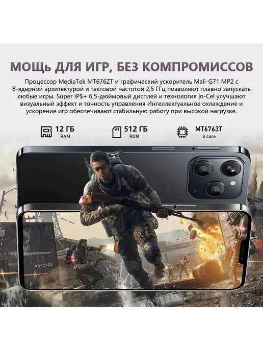Смартфон Pro Max Sjnhds512 6/512 ГБ, белый, фото 8