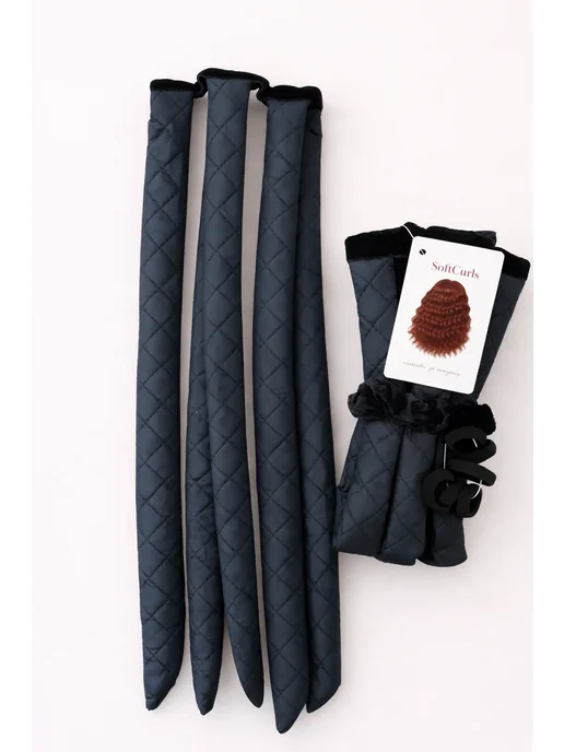 SoftCuгls Бигуди мягкие тканевые SoftCurls, черный, фото 3